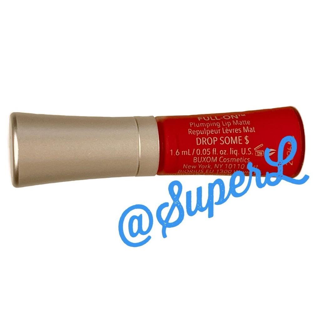 5/$15 NEW Buxom Full On Plumping Lip Matte Drop Some $ True Red Lipstick - Picture 3 of 7